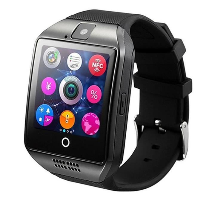 Montre Connectée compatible Danew Surnaturel R500 by Rohff - MELELILYA® Smart Watch Bluetooth avec Caméra - compatible Samsung