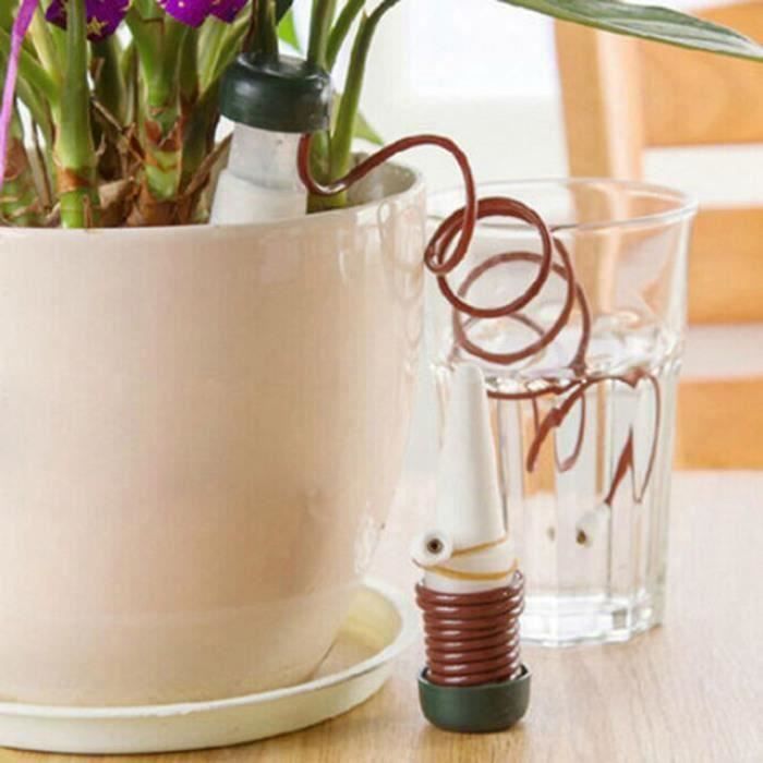 Version Etats-Unis - Plantes D'Intérieur Automatique Irrigation Goutte À Système D'Arrosage Pot De Fleur Abreuvoir Outil Micro