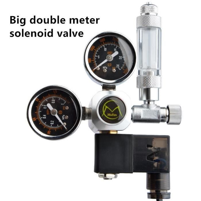 Aquarium,Kit de électrovanne magnétique 220V Régulateur d'aquarium de CO2, système de contrôle du CO2 - Type A SET EU plug-W21.8