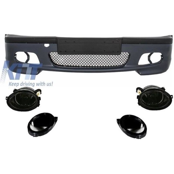 Pare-chocs avant pour BMW E46 Berline/Touring 1998-2004 M Tech M Sport Modèle avec Feux de Brouillard fumée