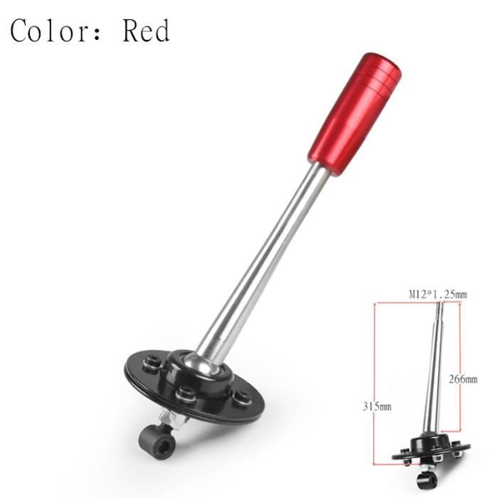 Pièces Auto,Dérive Tuning réglable manette de vitesse courte levier avec bouton Kit pour BM W E36 E46 3 série 5 série - Type Rouge