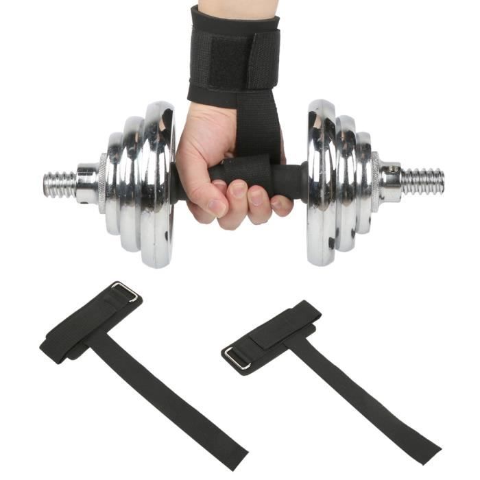Tbest Protecteur de poignet d'haltérophilie 1 Paire Sangles de Levage à Protège-Poignets pour Formation d'Haltérophilie de