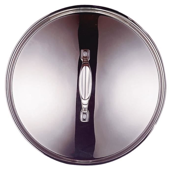 Couvercle en inox Chef - D: 14 cm