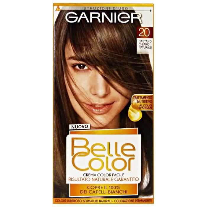BELLE COLOR 20 castano chiaro naturale - Colorante per capelli
