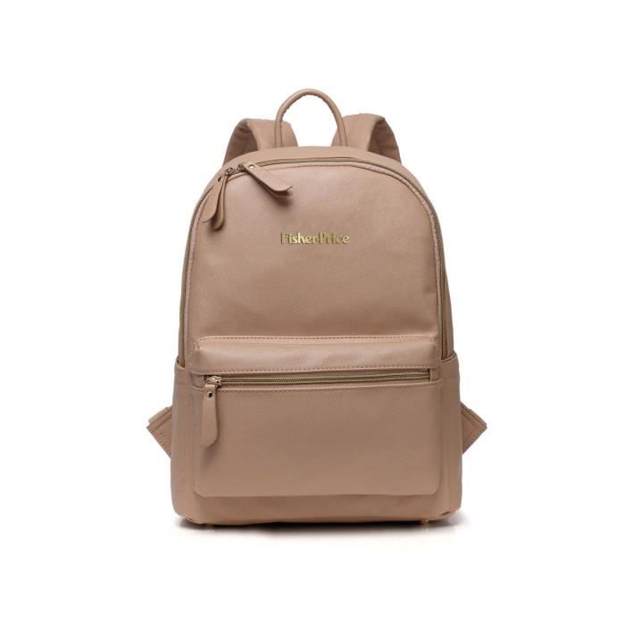 FISHER PRICE Sac à dos à langer et accessoires - beige