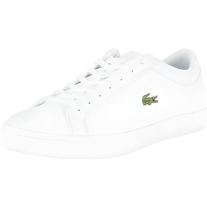 Lacoste Homme Straightset BL 1 Trainers, Blanc