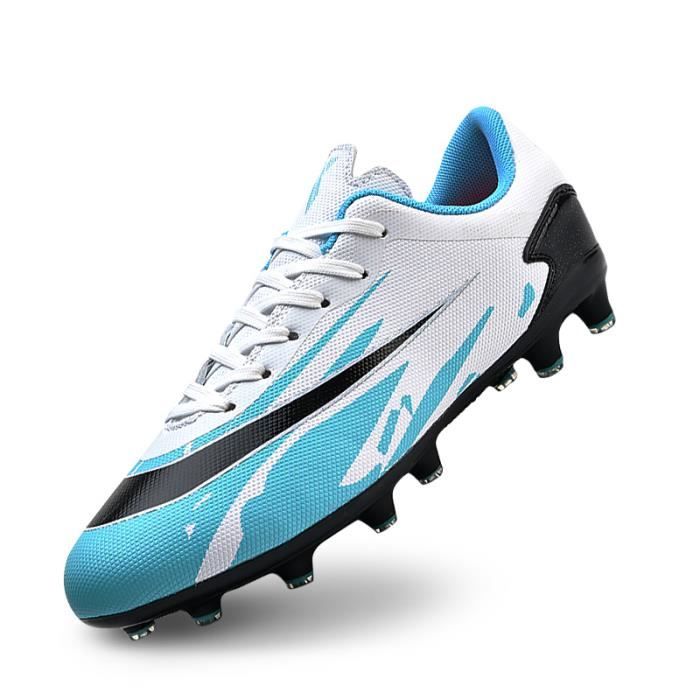 HOKO Chaussures De Football Homme Crampons Professionnel Spike Chaussure De Foot Enfant Antidérapant Entrainement Chaussures De Spor