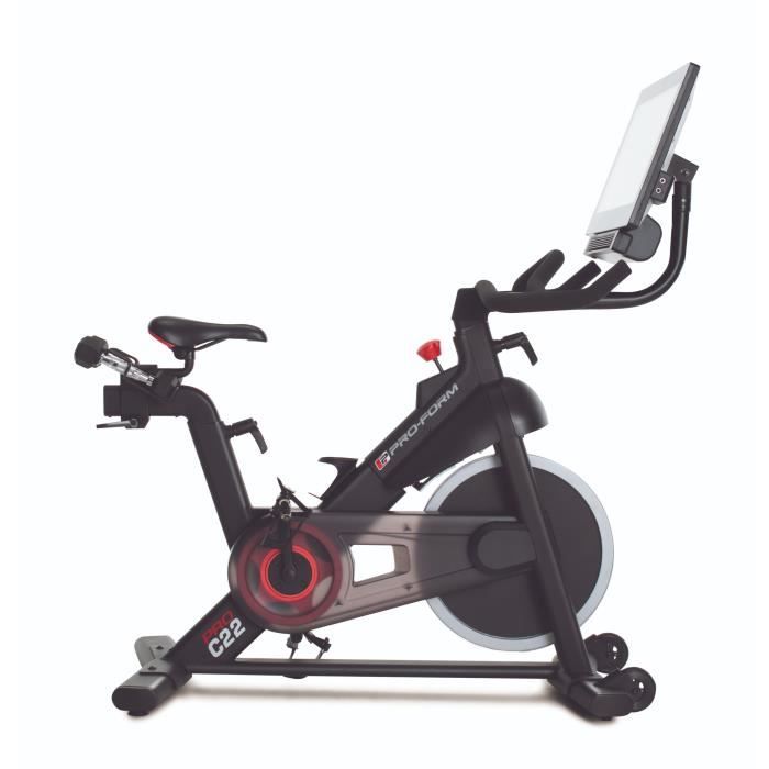 PROFORM Vélo d'Appartement - Studio Bike Pro C22 Connecté iFIT / Écran tacile 22- / 24 niveaux de résistance