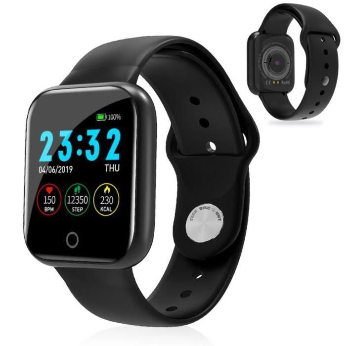 TD® Bracelet intelligent I5plus Bluetooth Push Watch Rappel de santé Surveillance Bracelet sportif