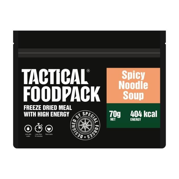 Soupe épicée aux Nouilles et au poulet - Tactical Foodpack