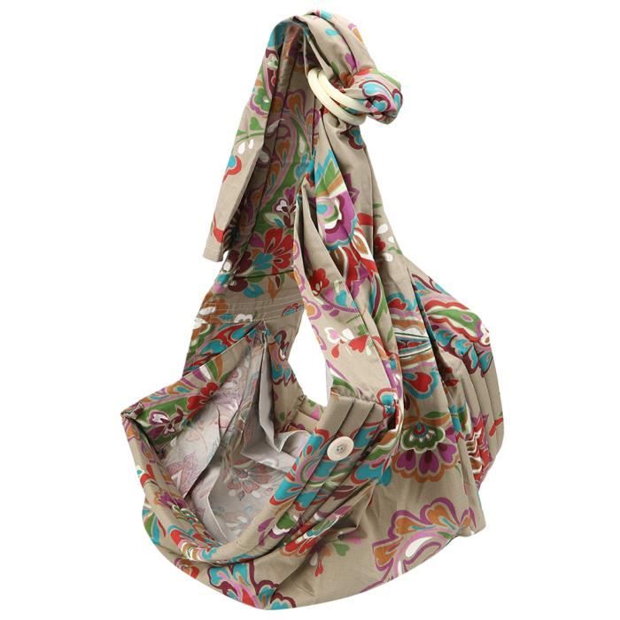 VGEBY Écharpe de portage Porte-bébés Allaitement Infant Sling Wrap Soft Nursing Sièges de hanche pour nouveau-né (Café)