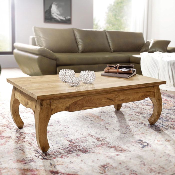 Table basse rectangulaire OPIUM 110x60 en bois acacia