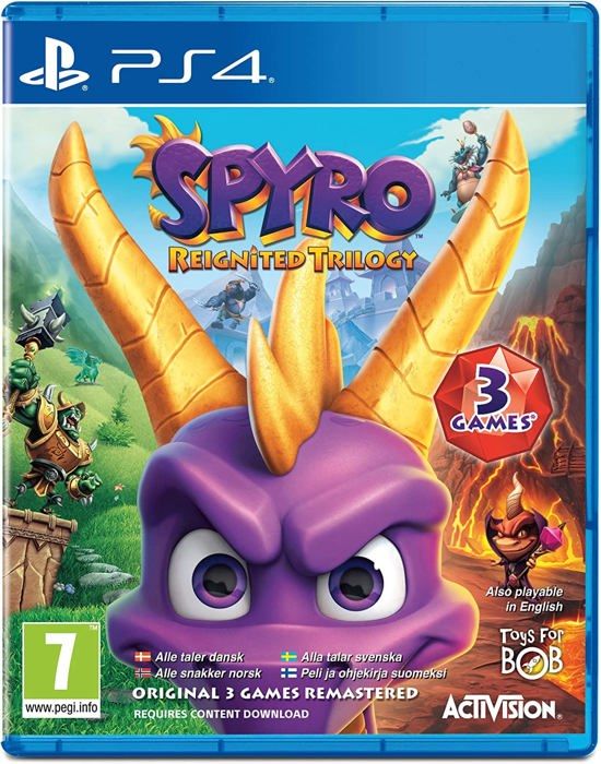 Spyro Reignited Trilogy Ps4 Inclut 3 Jeux