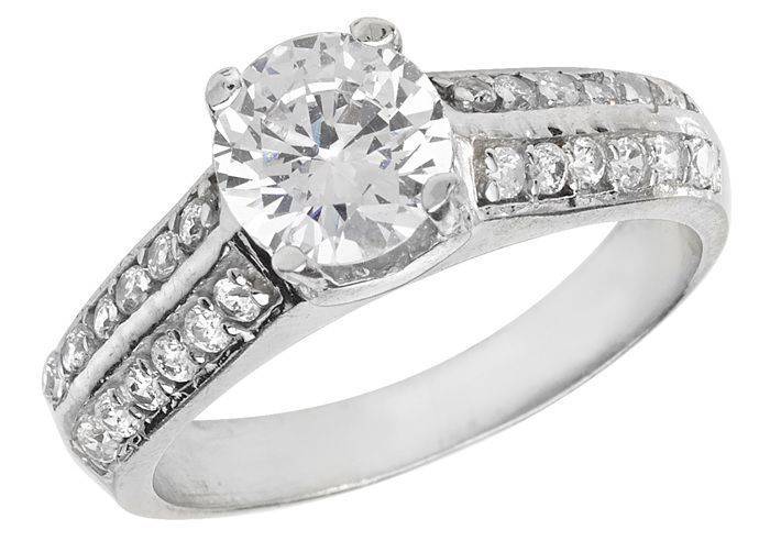 Bague Or Blanc 750 Aigue Marine rectangulaire 11x9mm Ref. 49365