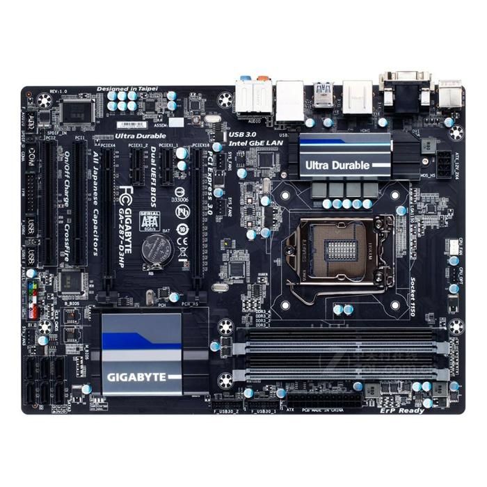 Acheter Carte mère GIGABYTE Z87-D3HP Intel Z87 Socket LGA1150 4xDDR3 SDRAM 32GB ATX Reconditionné - 80,00 € Carte mère GIGABYTE Z87-D3HP Intel Z87 Socket LGA1150 4xDDR3 SDRAM 32GB ATX Reconditionné - Gigabyte reconditionné disponible sur Cdiscount Seconde Vie