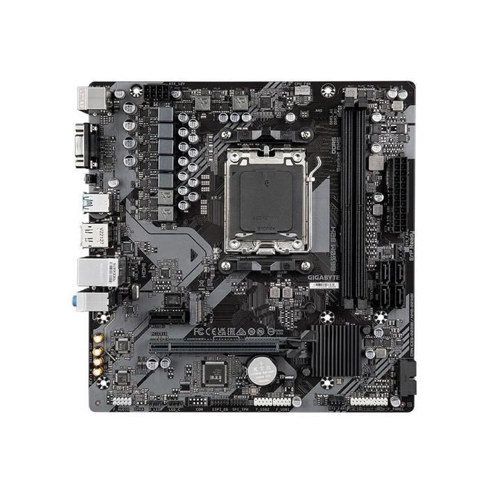 Carte mère GIGABYTE B650M S2H AMD B650 Socket AM5 2xDDR5 SDRAM 96GB Micro ATX - Gigabyte