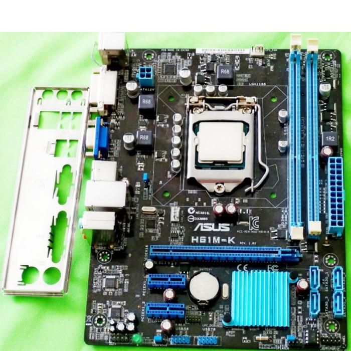 Carte mère ASUS H61M-K Intel H61 LGA 1155 2xDDR3 16GB Micro ATX - Asus