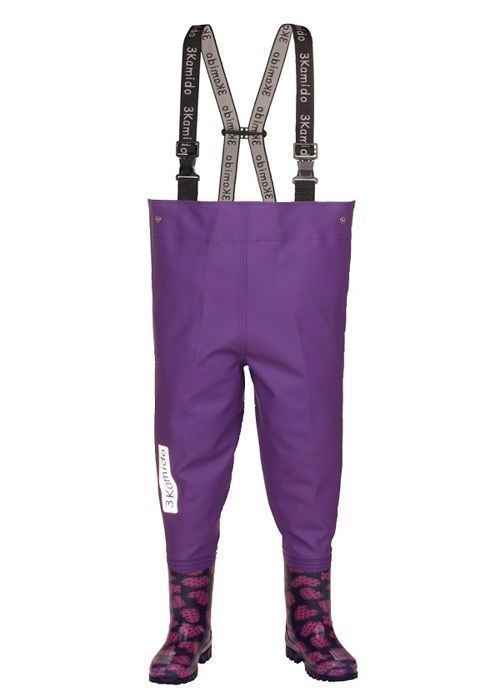 Waders Pour Enfants 2025 - Cuissardes De Pêche Imperméables Garçons Et Filles Avec Bottes Intégrées - Idéal Pour Pêche, Chasse Et Aventures Extérieures