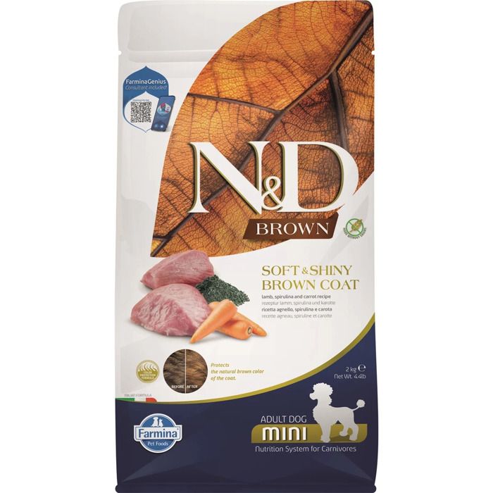 Croquettes pour chien - Farmina - N&D Brown - Petit animal - Adulte - Haut de gamme