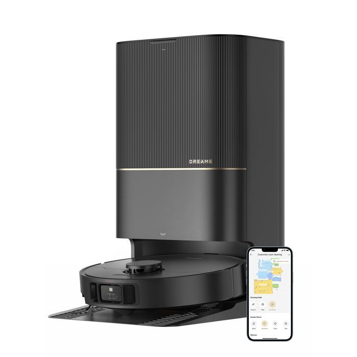 Robot Aspirateur Laveur Dreame X40 Ultra Complete 12000 Pa Serpillière et la Plaque de lavage avec de leau chaude à 70 C - Dreame