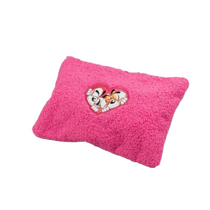 Pochette peluche - DIDDL - DID40005 - rose fuchsia - bouclette - collection limitée