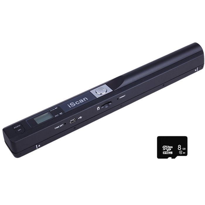 Youool Scanner Portable A4 avec Carte 16GTF, Scanners Document USB NuméRisation, Couleur à 900 dpi A4 NuméRisation à Portable Au Format JPG/PDF