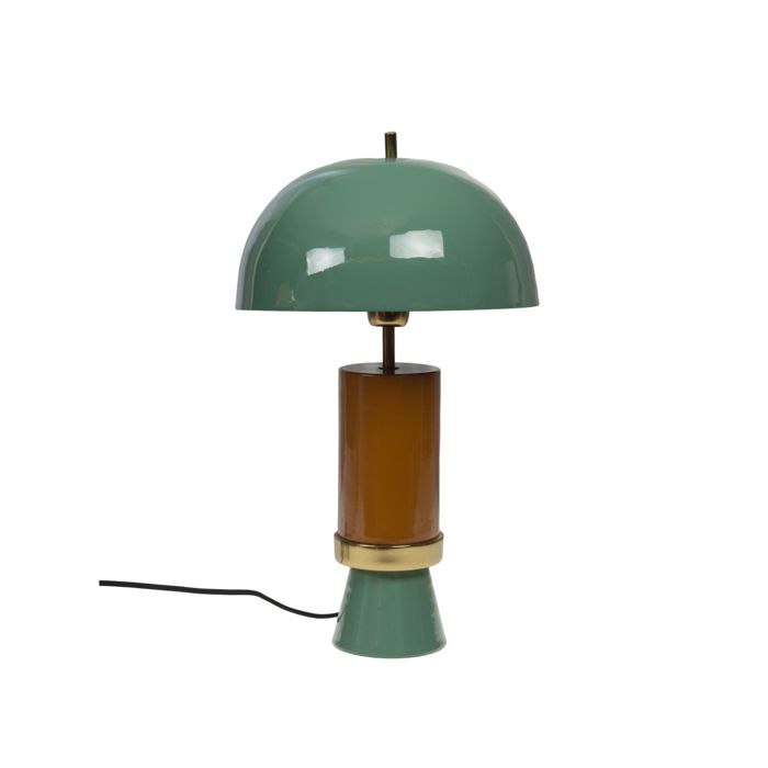 Lampe à poser Vintage Bicolore Bleue- Amadeus