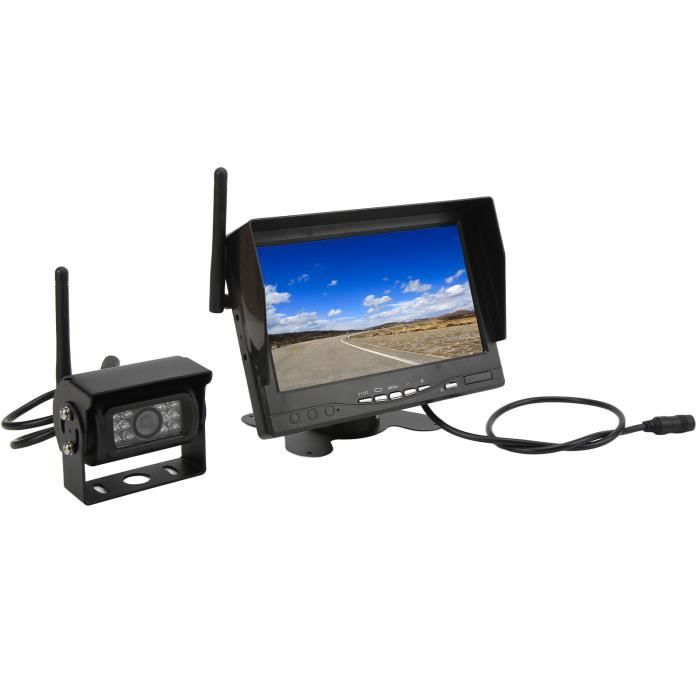 Caméra De Recul Sans Fil Grand Angle 150° - Batterie Rechargeable, Vision Nocturne IP54 - Pour Voiture, Camping-Car, Remorque