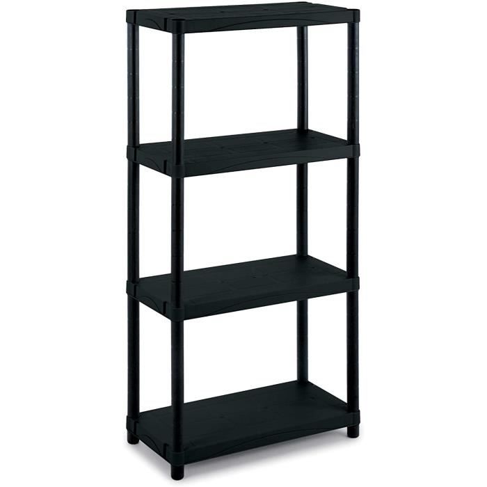 Terry - Scaffalino 1230-4, Étagère Modulaire, Meuble de Rangement, pour Intérieur et Extérieur, 75x30x135 cm