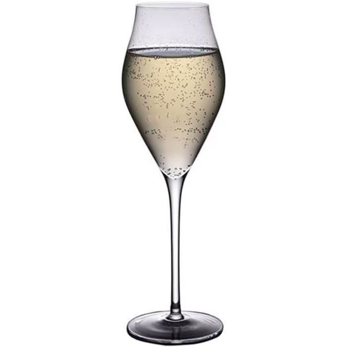 DEAYOU Lot de 6 verres à vin vintage nervurés, 236,8 g, verres à eau