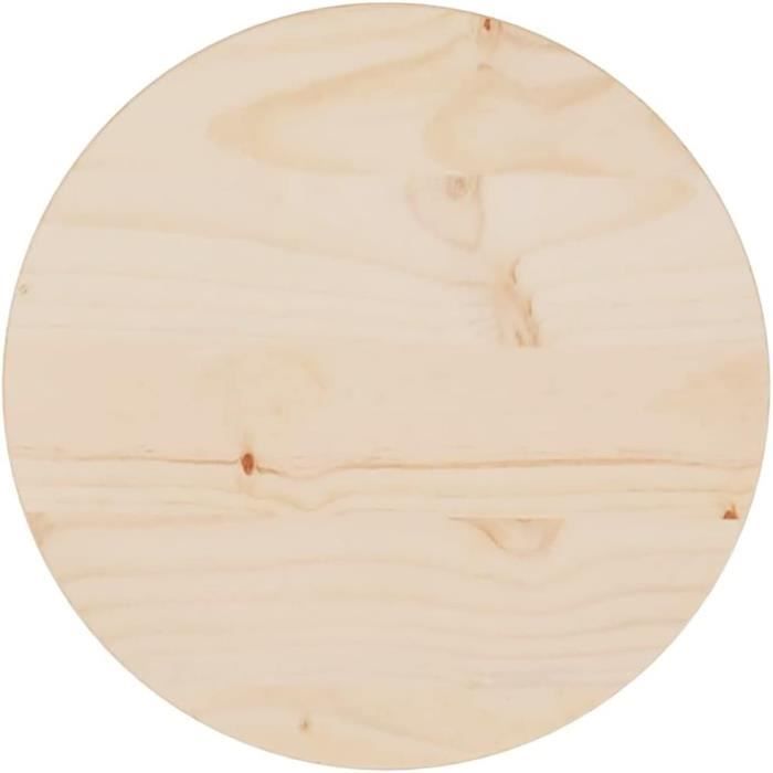 Dessus de table rond en MDF 900 x 18 mm - ZERODIS - Couleur beige