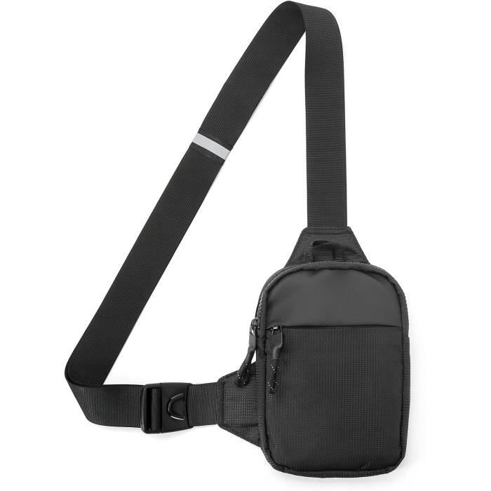 Nike Sac à Bandoulière - Aura Crossbody 5L - Black/black/matte Silver