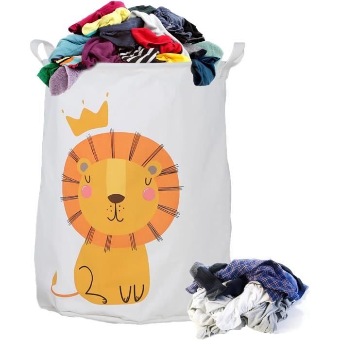 Paniers à Linge Camion Monstre 3D Pour Enfant - 63L Pliable - Rangement Jouets Et Vêtements - Bleu