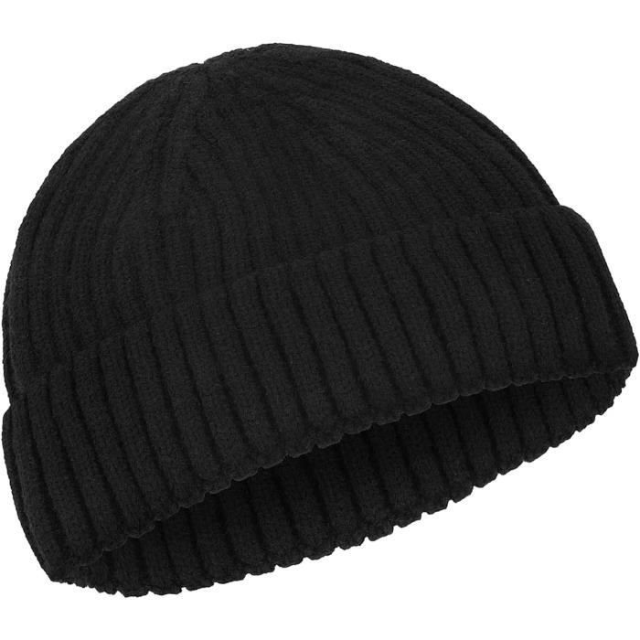 Bonnet Tricoté Noir Pro Company - Taille Unique, Isolation, Style Pêcheur, Pour Homme, Neuf Avec étiquette