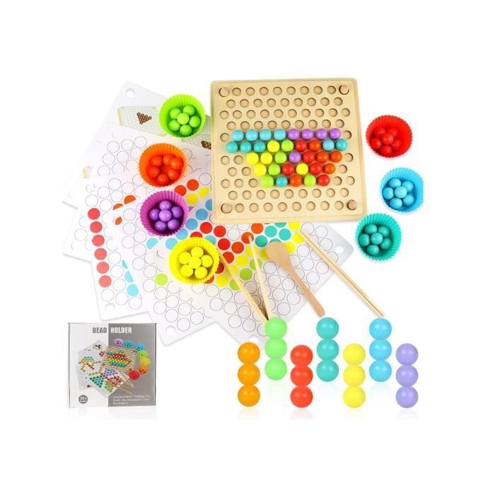 Jouet déveil - Multicolore - Jeu de Tri Formes et Couleurs - Motricité Fine - Enfants 3-6 Ans