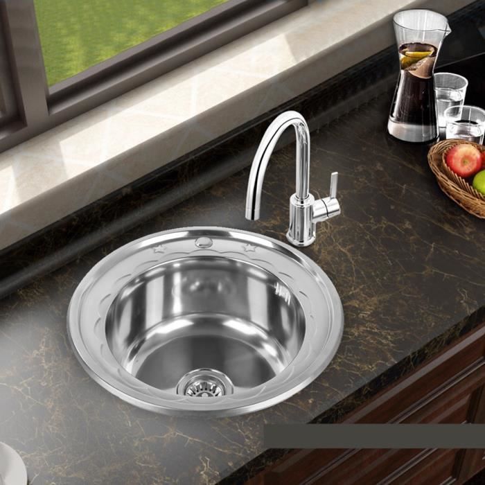 Evier Rond En Inox Achat Vente Pas Cher