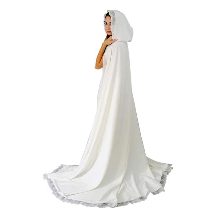 Cape de best sale mariée avec capuche