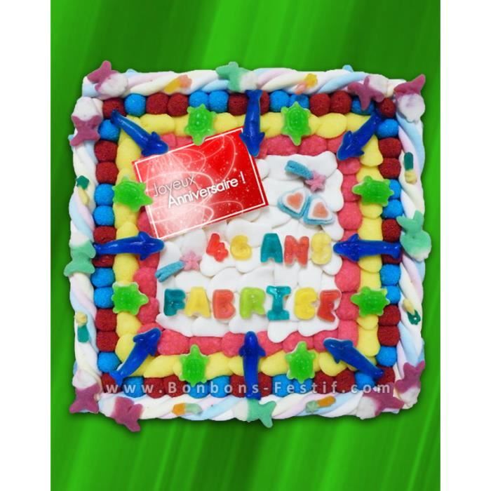 Gateau De Bonbons Carre Anniversaire Cdiscount Au Quotidien Gateau De Bonbons Carre Anniversaire Cdiscount Au Quotidien