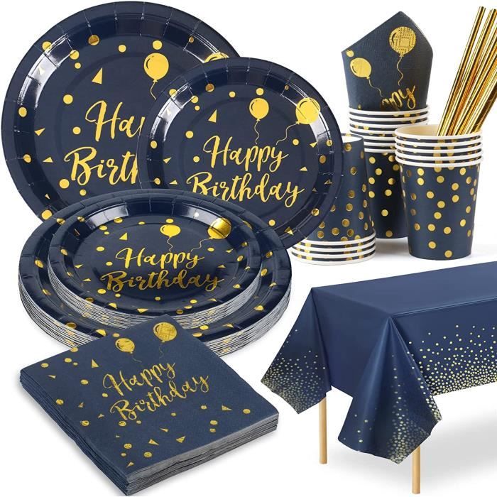Rorchio Vaisselle Carton Or, 24 invités Vaisselle Fête Anniire Gobelets Rorchio Vaisselle Carton Or, 24 invités Vaisselle Fête Anniire Gobelets