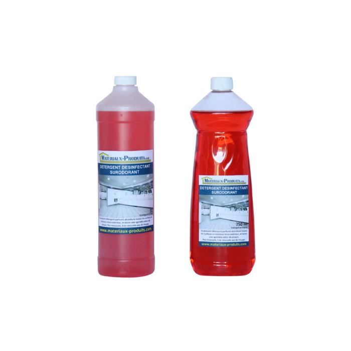 Meilleurs prix pour Détergent désodorisant désinfectant surodorant Flacon de 750 ml Floral