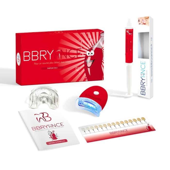 Kit De Blanchiment Dentaire - 10 ML - Fabriqué en France - Blanchit les dents en 20min - Sans sensibilité (Cola)