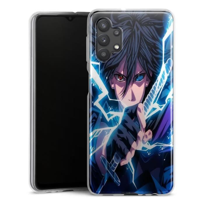 Coque Samsung Galaxy A32 5G Samsung Sasuke Sharingan Rinegan Manga Semi rigide - vue 2