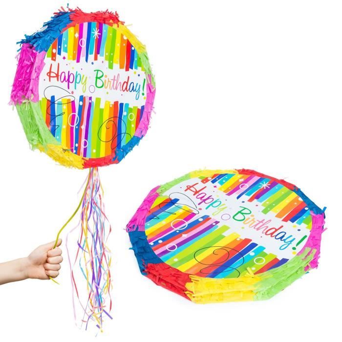 Pinata Happy Birthday - Pinatas d'anniversaire à remplir - Cdiscount Jeux  - Jouets