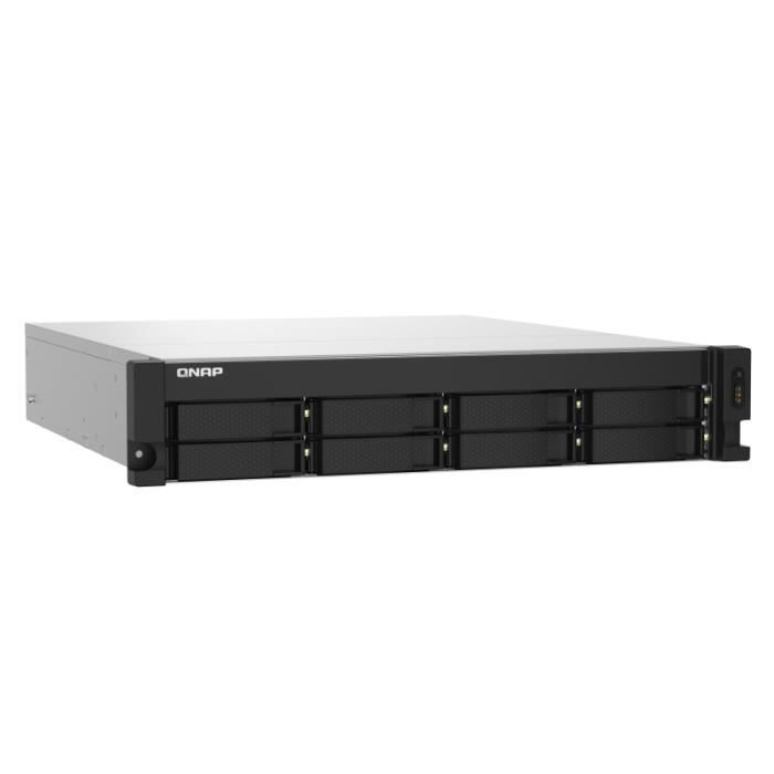 QNAP TS-832PXU - Serveur NAS - 8 Baies - Rack-montable - SATA 6Gb/s - RAID 0, 1, 5, 6, 10, 50, JBOD, 60