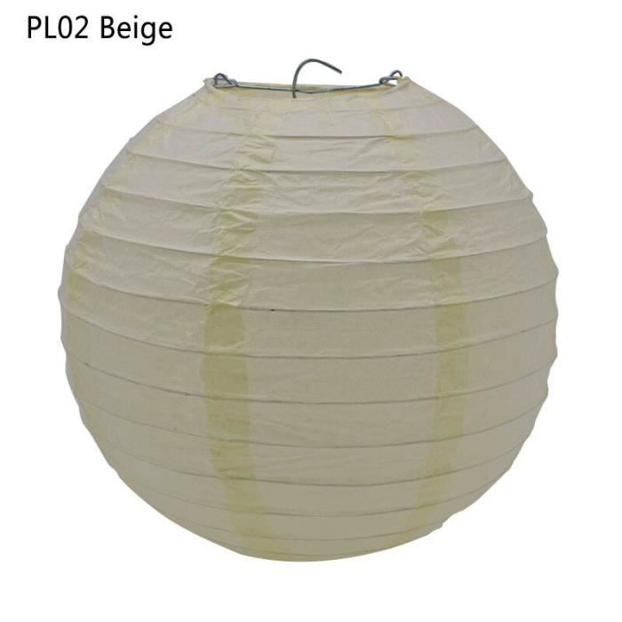 Lanterne En Papier Ronde 40 Cm - Blanc Vert Rouge Dragon, Lampe Suspendue AAF Nommel
