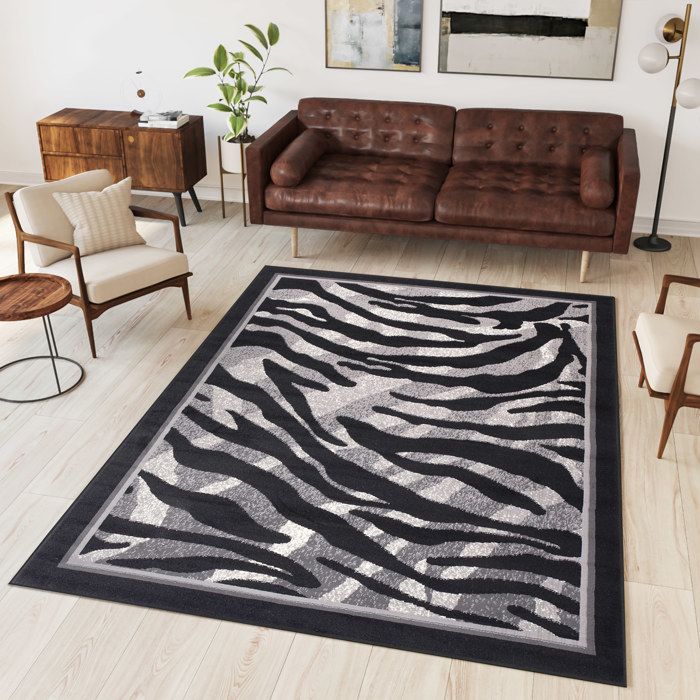 Tapiso Dream Tapis De Salon Chambre Ado Design Moderne Gris Noir Zebre 160 X 220 Cm Achat Vente Tapis Cdiscount