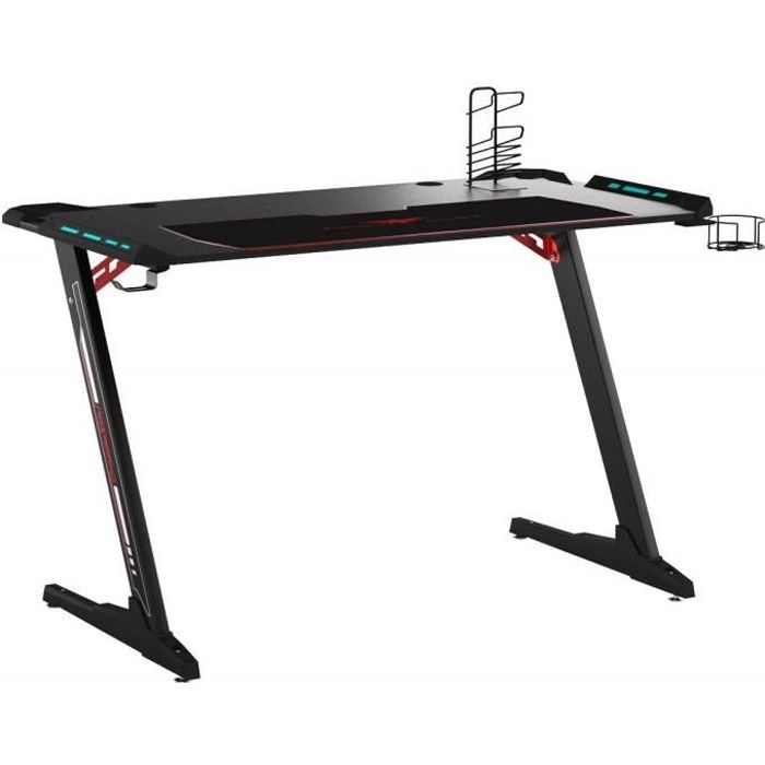 EUREKA ERGONOMIC Bureau Gamer Z1S Bureau pour Gaming pc table