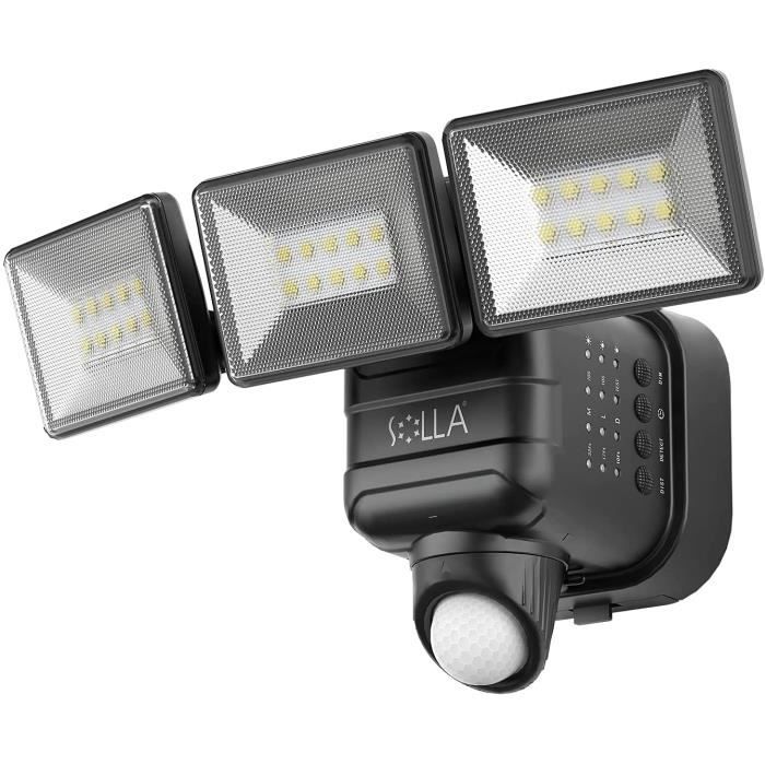 Projecteur LED à piles avec détecteur de mouvement PIR, lampe murale  infrarouge sans fil, détecteur intérieur et extérieur, lumière de sécurité  domestique - AliExpress