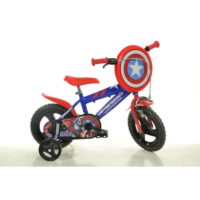 V lo Enfant Dino Bikes Captain America 12 Pouces Frein Avant et