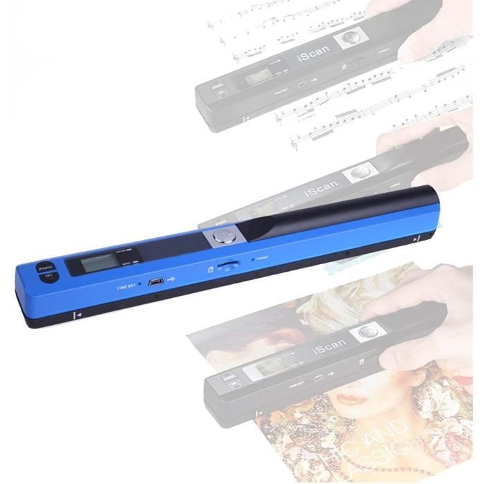 Mini X Scanner Mini Scanners de Portatif Portables, Scanner Taille Document 300dpi ...